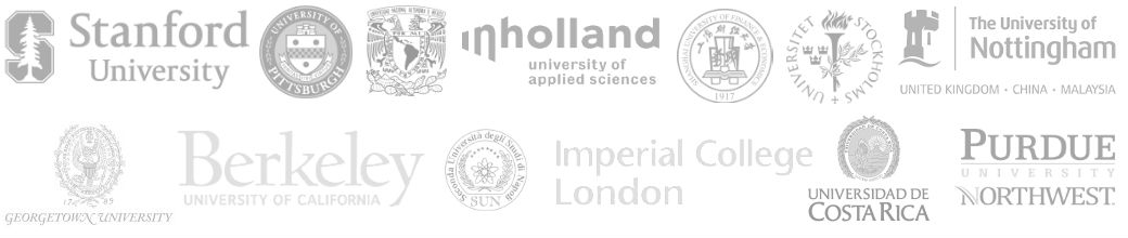 Universities that received our participants